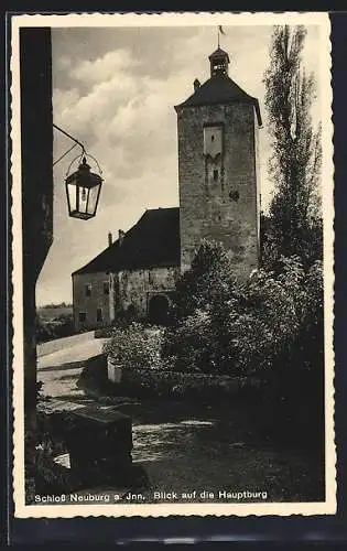 AK Neuburg a. Inn, Hauptburg des Schlosses