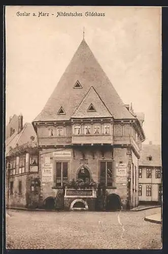 AK Goslar a. Harz, Hotel und Restaurant Altdeutsches Gildehaus