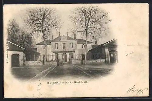 AK Saint-Germain-du-Bois, Hôtel de Ville