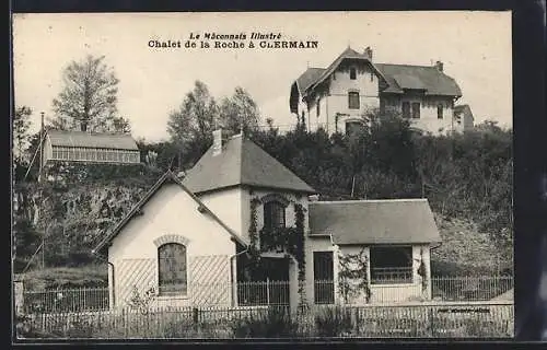 AK Clermain, Chalet de la Roche et maisons environnantes