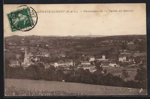 AK Chateauneuf, Panorama de la Vallée du Sornin