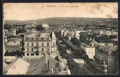 AK Autun, Vue panoramique