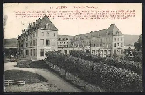 AK Autun, École de Cavalerie