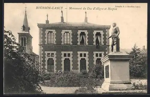 AK Bourbon-Lancy, Monument du Duc d`Aligre et Hospice