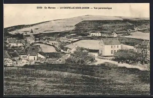 AK La Chapelle-sous-Uchon, Vue panoramique du village et des environs