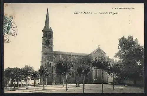 AK Charolles, Place de l`Église