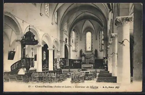 AK Chauffailles, Intérieur de l`Église