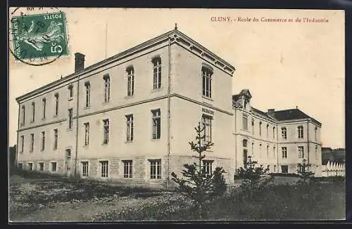 AK Cluny, École du Commerce et de l`Industrie