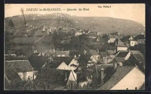 AK Dezize-lès-Maranges, Quartier du Haut