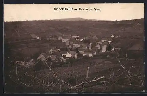 AK St-Ythaire, Hameau de Vaux vue du village et des environs champêtres