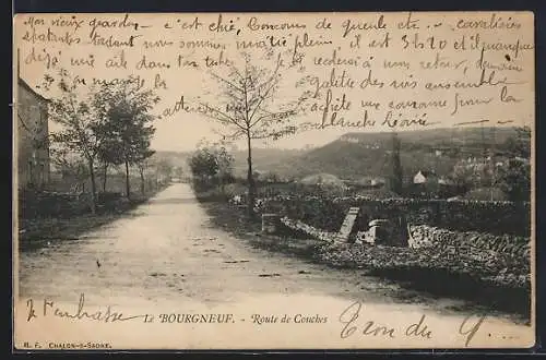 AK Bourgneuf, Route de Couchés