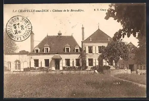 AK La Chapelle-sous-Dun, Château de la Béraudière