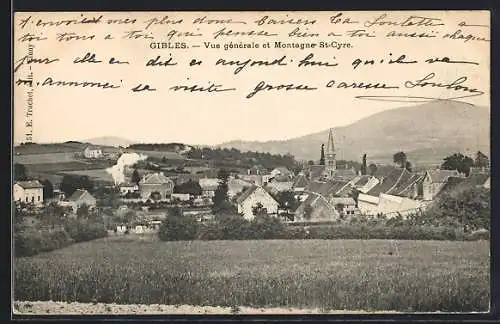 AK Gibles, Vue générale et Montagne St-Cyr