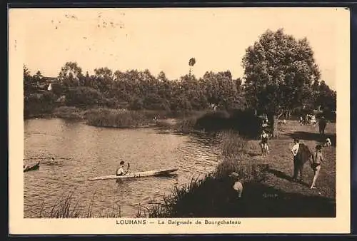 AK Louhans, La Baignade de Bourgchateau