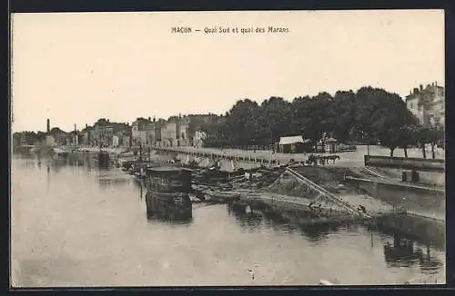 AK Mâcon, Quai Sud et quai des Marans