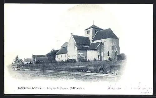 AK Bourbon-Lancy, L`Église St-Nazaire, XIIe siècle