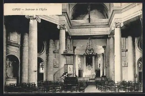 AK Givry, Intérieur de l`Église