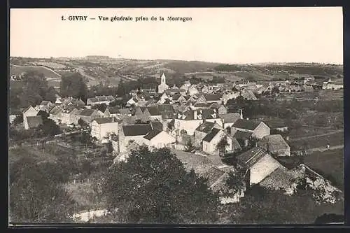 AK Givry, Vue générale prise de la Montagne