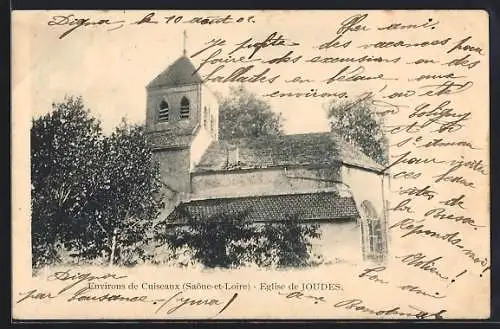 AK Joudes, Église de Joudes, Saône-et-Loire