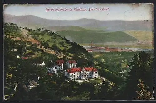 AK Reindlitz, Genesungsheim mit Blick ins Elbtal