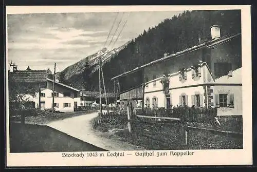 AK Stockach /Lechtal, Gasthof zum Kappeller
