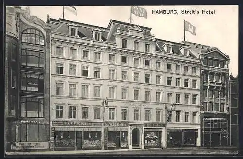 AK Hamburg-Neustadt, Streit's Hotel