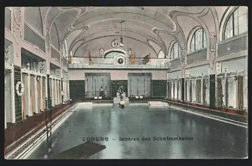 AK Coburg, Inneres des Schwimmbades