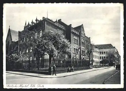 AK Köln-Deutz, Das Städtische Hospital