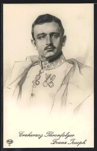 AK Portrait Kaiser Karl I. von Österreich und König von Ungarn