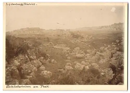 Fotografie Ansicht Lydenburg, Pochwerk des Diggers Bismarck, Goldmine, Lisbon-Berlyn Comp., Goldwäsche, Schürfer