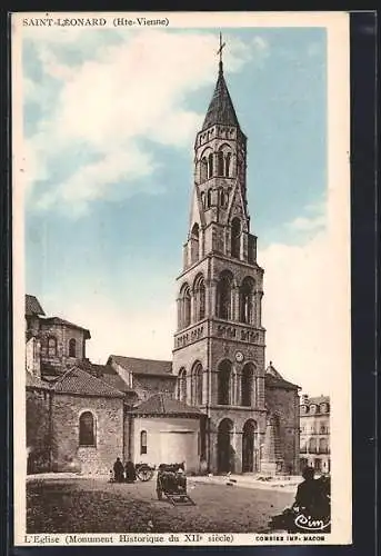 AK Saint-Léonard /Hte-Vienne, L`Eglise