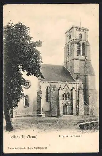 AK Bellac /Hte-Vienne, L`Eglise Paroissale