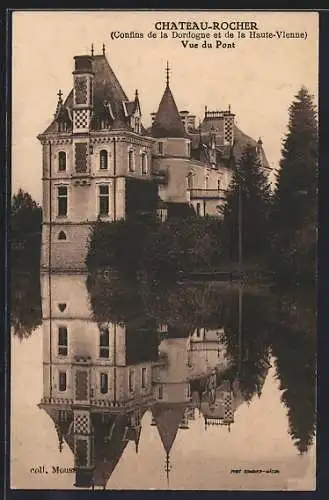 AK Chateau-Rocher /Hte-Vienne, Vue du Pont