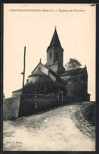 AK Chateauponsac /Hte-Vienne, Eglise St-Thyrse