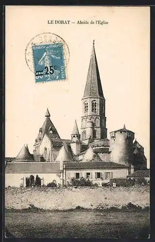 AK Le Dorat, Abside de l`Eglise