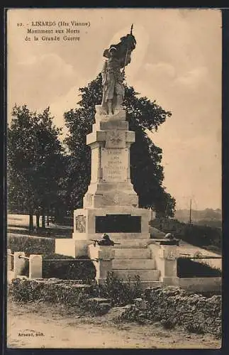 AK Linards /Hte-Vienne, Monument aux Morts de la Grande Guerre