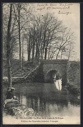 AK Le Palais, Le Pont de la route de St-Priest