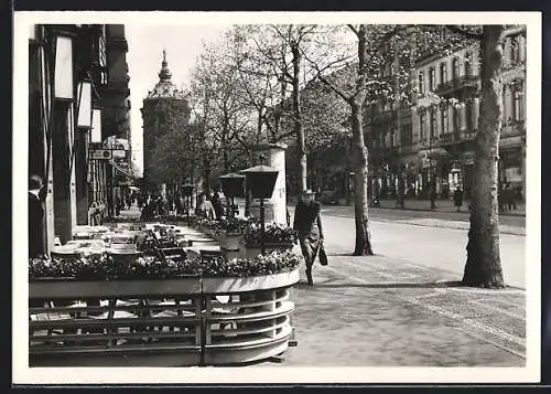 AK Mannheim, Planken mit Wasserturm