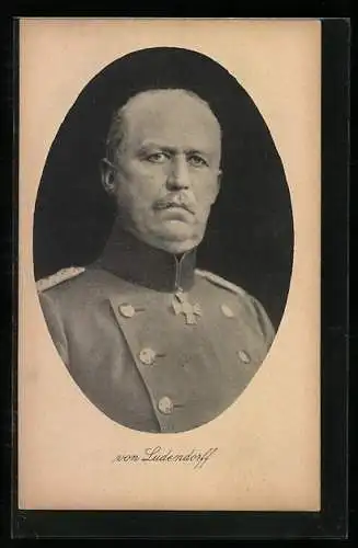 AK Portrait von Erich Ludendorff