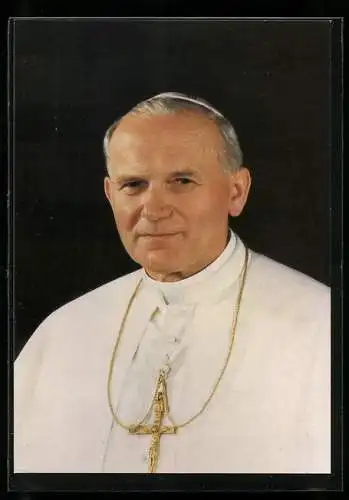 AK Papst Johannes Paul II. im Portrait