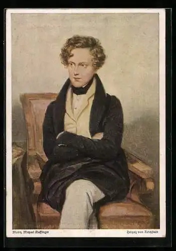 Künstler-AK Moritz Michael Daffinger: Herzog von Reichstadt