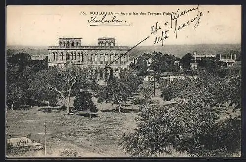 AK Koulouba, Vue prise des Travaux Publics