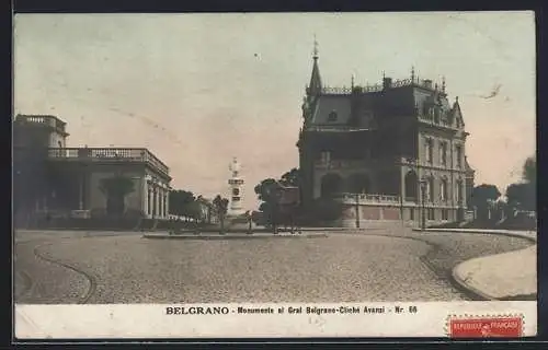 AK Belgrano, Monumento al Gral Belgrano-Cliché Avanzi