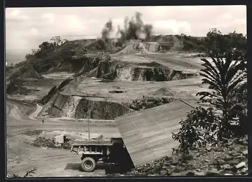 AK Bong Hill Mine, Tagebau für Eisenerz ca. 1955