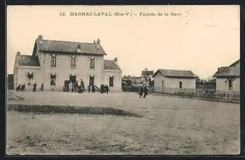 AK Magnac-Laval, Facade de la Gare