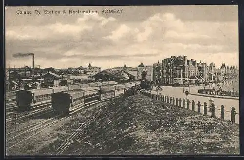 AK Bombay, Colaba Ry. Station & Reclamation