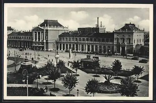 AK Zagreb, Glavni kofodvor, Bahnhof