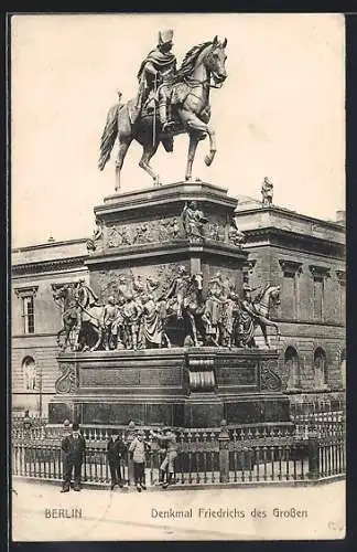 AK Berlin, Denkmal Friedrichs des Grossen