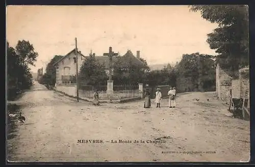 AK Mesvres, La Route de la Chapelle