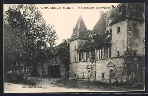 AK Couches-les-Mines, Maison des Templiers